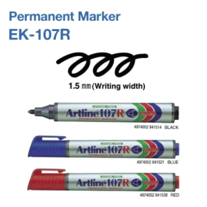 Spidol Artline EK-107R Permanen / Permanent Marker / Spidol Permanen